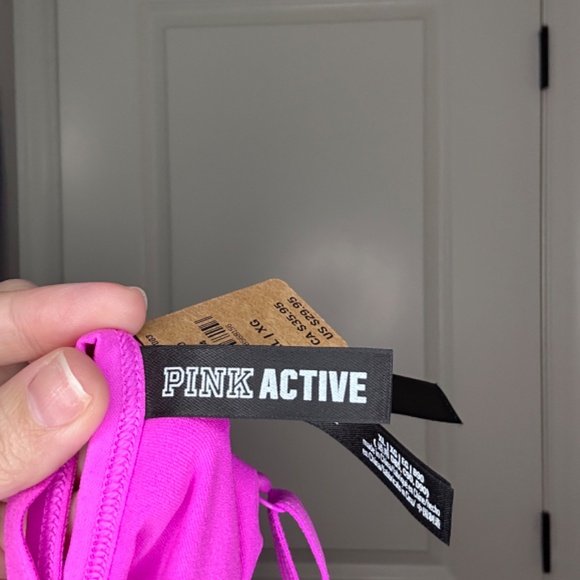 Victoria's Secret Pink Hot Pink Activewear Set XL/L, NWT (#165) - Picture 6 of 12